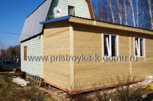 Пристройка к дачному дому 5х5